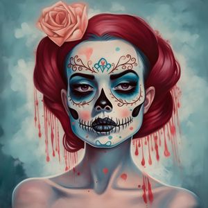 DOMÊNICA SKULL FACE BY AI