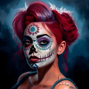 JUREMA SKULL FACE BY AI