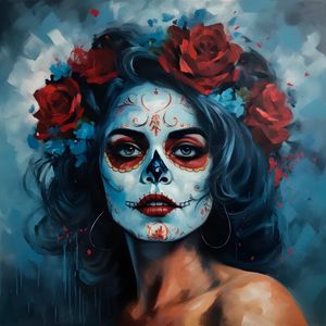 ZORAIDE SKULL FACE BY AI