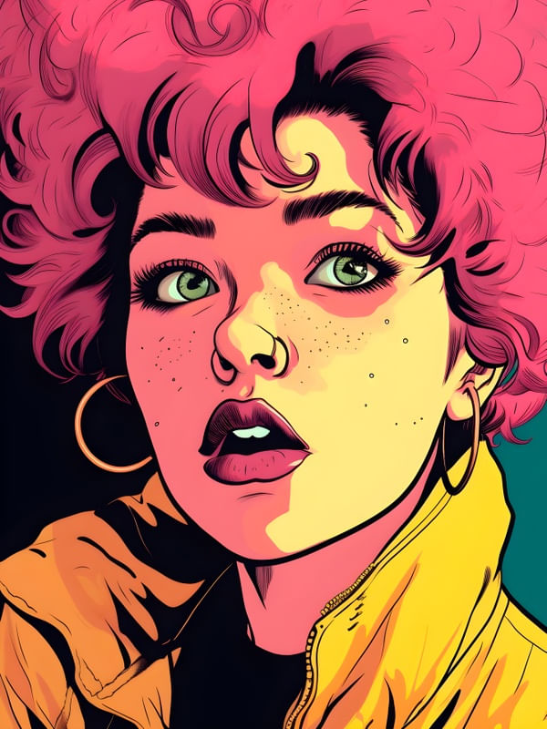 GAROTA COMICS BY AI