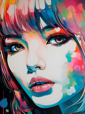 GAROTA AQUARELA BY AI