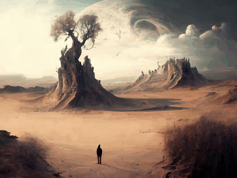 VAGANDO NO MUNDO DOS SONHOS - PAISAGEM BY AI