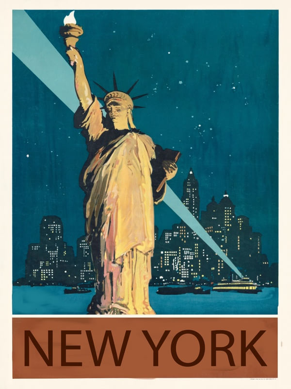 NEW YORK CITY VINTAGE POSTER