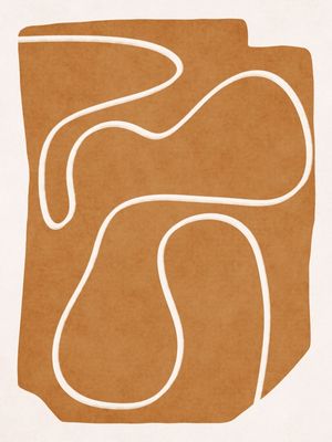 MINIMALIST ABSTRACT LINE - GOLD 01
