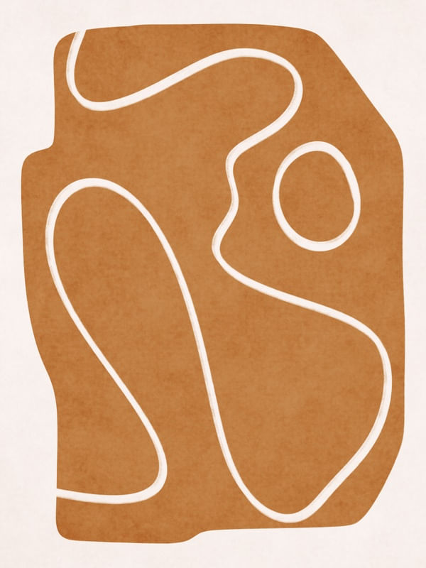 MINIMALIST ABSTRACT LINE - GOLD 02
