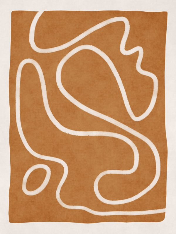 MINIMALIST ABSTRACT ART - GOLDEN 01