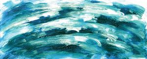 AQUIESCENCE 2 CERCETA PANO - ABSTRATO ONDAS COLORIDO TEXTURIZADO PINCELADAS PINTURA