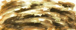 AQUIESCENCE 5 BEGE MARROM PANO - ABSTRATO ONDAS COLORIDO TEXTURIZADO PINCELADAS PINTURA