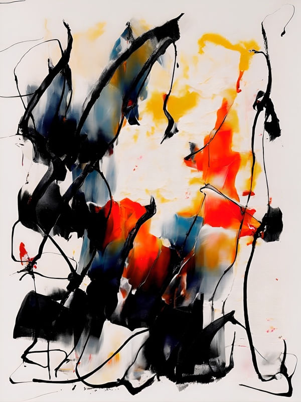 EXPRESSIONISMO COLORIDO - ABSTRACT ART - 90B BY AI