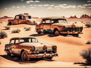 OLD CAR BY AI - HOTT