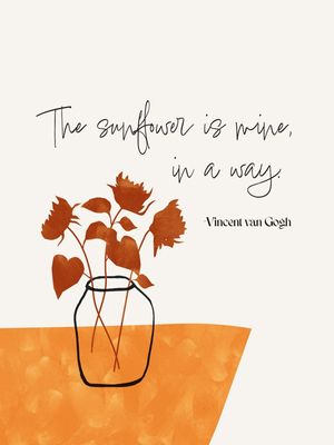 VAN GOGH - ABOUT SUNFLOWER