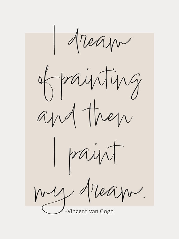 I DREAM OF PAINTING