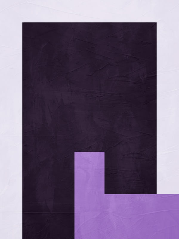 QUADRO DECORAIVO COLORIDO DIGITAL LAVENDER - ABSTRATO GEOMÉTRICO - 722B2