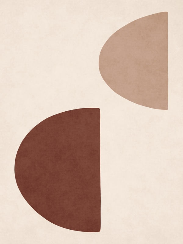 SEMICIRCLES - EARTH TONES