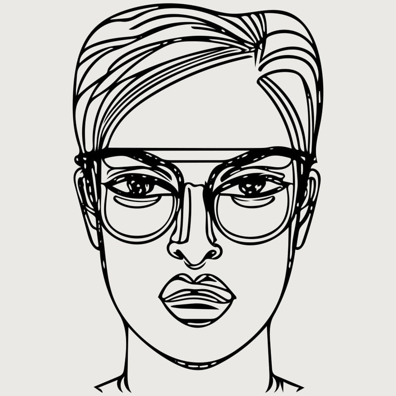 RETRATOS DE MULHERES SOFISTICADAS COM ÓCULOS
