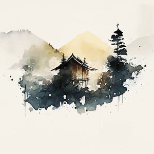 ORIENTAL AQUARELA 2 BY AI