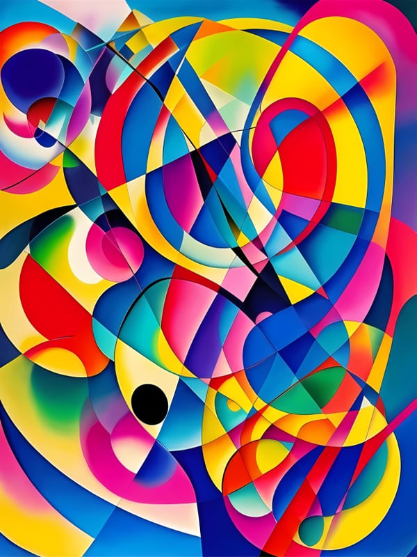 COMPOSIÇÃO ABSTRATA - BY IA