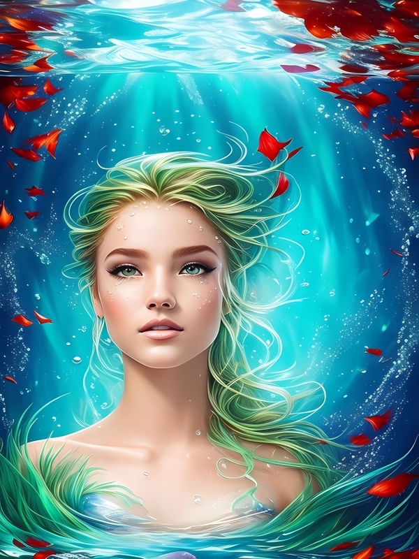 RETRATO DE UMA SEREIA - BY IA