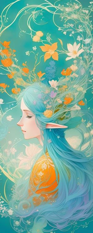 ELF PRINCESS BY AI