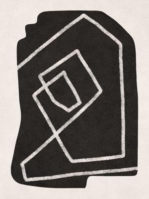MINIMALIST ABSTRACT ART - BLACK 01