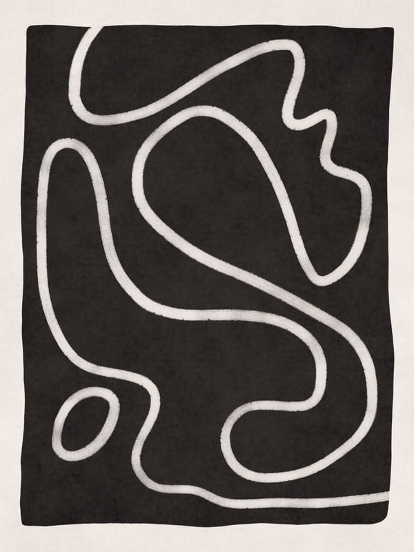 MINIMALIST ABSTRACT ART - BLACK 03
