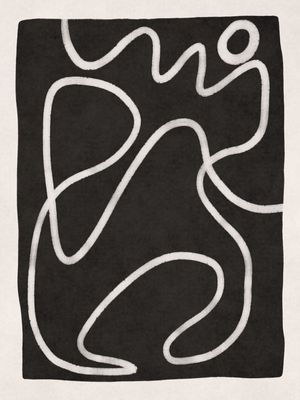 MINIMALIST ABSTRACT ART - BLACK 04