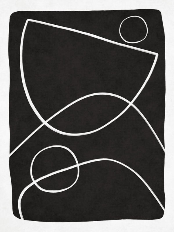 MINIMALIST ART - BLACK AND WHITE 01