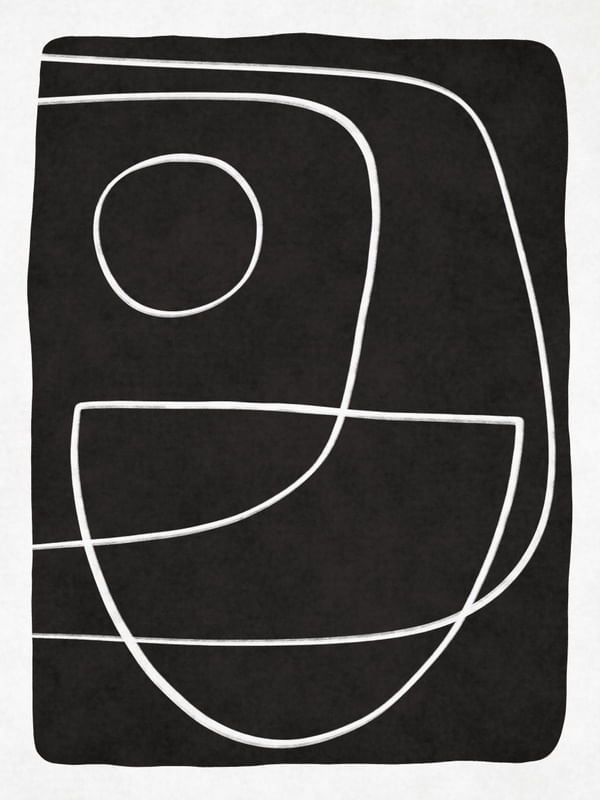 MINIMALIST ART - BLACK AND WHITE 02