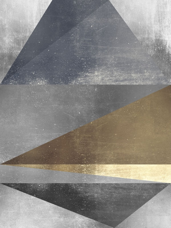 GEOMÉTRICO METAL E DOURADO 12