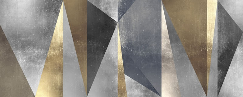 GEOMÉTRICO METAL E DOURADO 14