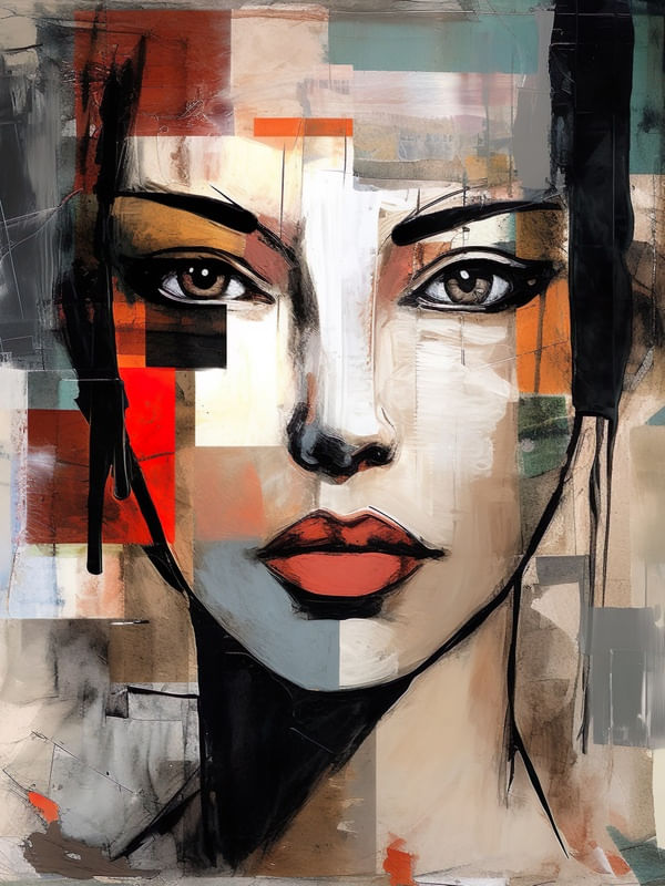 WOMAN ABSTRACT 5 BY IA