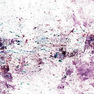 URBAN SPLATTER 1 ROXO QUADRADO - ABSTRATO URBANO GRAFITE MINIMALISTA ORGANICO PINTURA