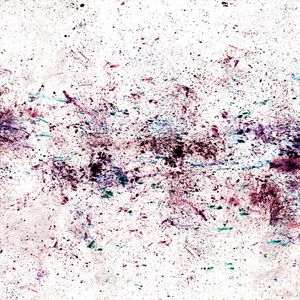 URBAN SPLATTER 2 ROXO QUADRADO - ABSTRATO URBANO GRAFITE MINIMALISTA ORGANICO PINTURA