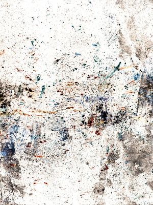 URBAN SPLATTER 1 MULTI - ABSTRATO URBANO GRAFITE MINIMALISTA ORGANICO PINTURA