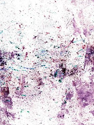 URBAN SPLATTER 1 ROXO - ABSTRATO URBANO GRAFITE MINIMALISTA ORGANICO PINTURA