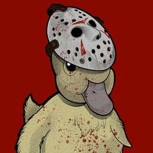 NICE DUCK HOCKEY MASK