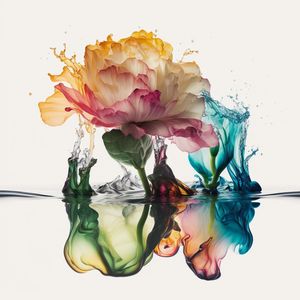 COLORFUL FLOWER 1 BY IA