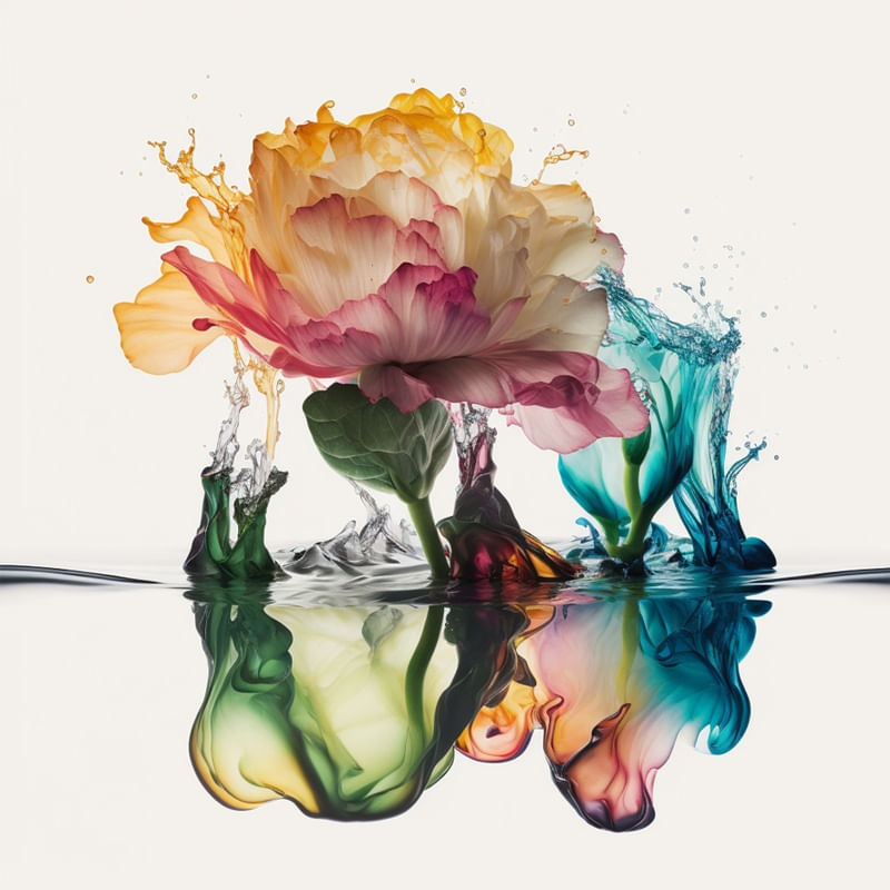 COLORFUL FLOWER 1 BY IA