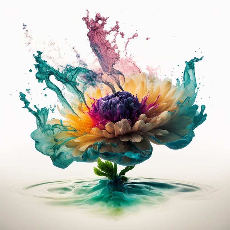 COLORFUL FLOWER 2 BY IA