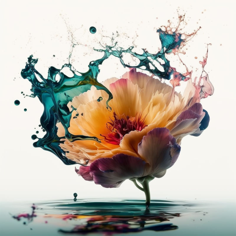 COLORFUL FLOWER 3 BY IA