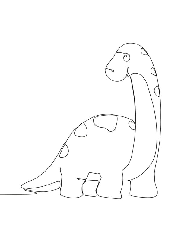 BRAQUIOSSAURO - LINE ART