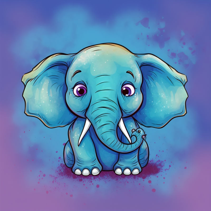 O ELEFANTE AZUL BY AI