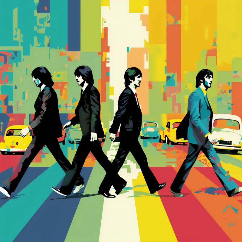 CAMINHANDO COM OS BEATLES BY AI