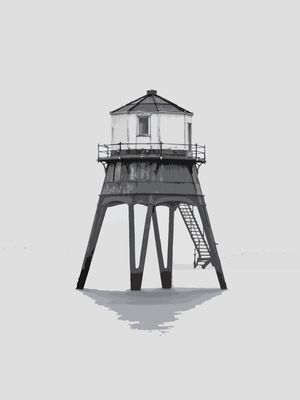 GRAY LIGHTHOUSE