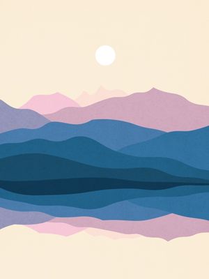 PAISAGEM AQUARELA MINIMALISTA 31