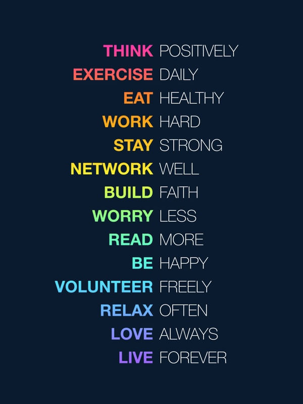 THINK POSITIVELY