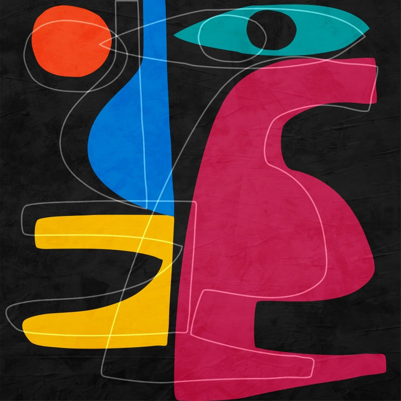 ABSTRATO ORGÂNICO - 372A2-Q