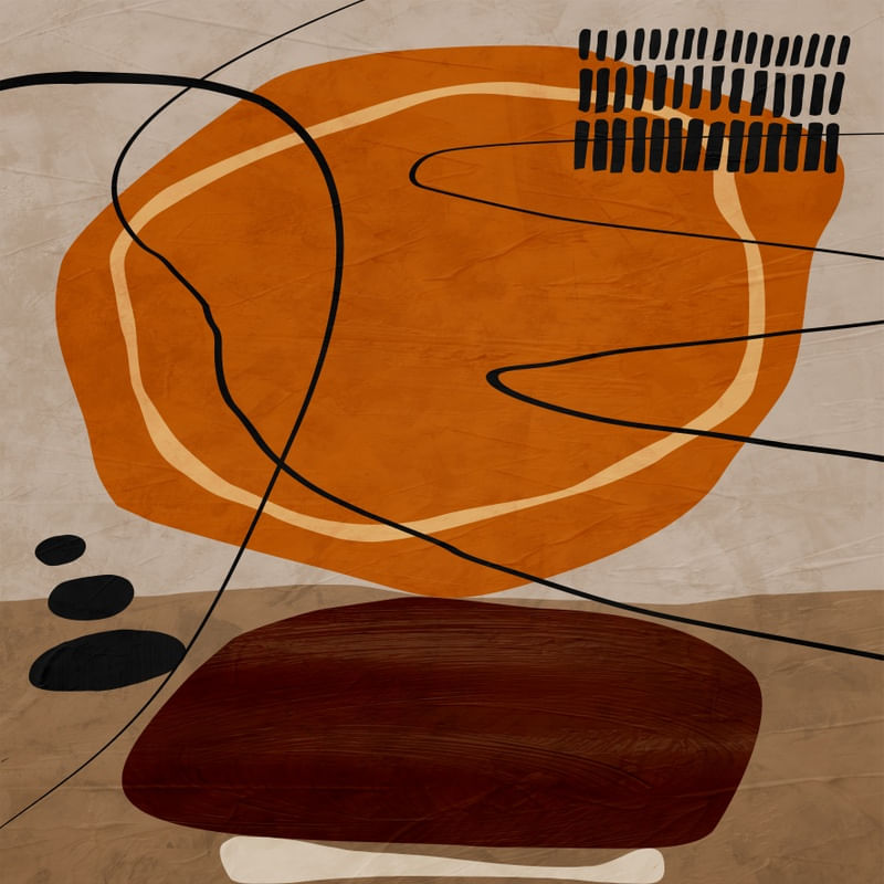 ABSTRATO ORGÂNICO - 373A-Q
