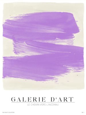 GALERIE DES ARTS VIOLET NUMERO UN