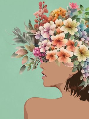 FLORAL WOMAN 4